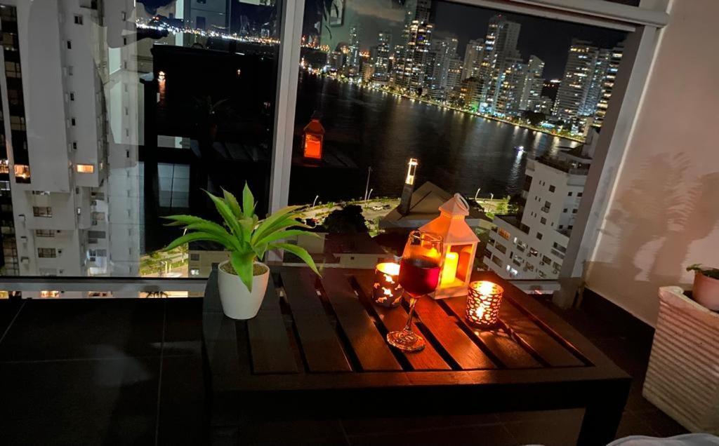 apartamento con espectaculares vistas en bocagrande edificio infinitum Cartagena Exterior foto